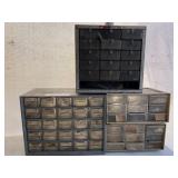 (4) Hardware Organizers with Contents