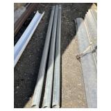 (3) 3" X 10Ft. Galvanized Downspout