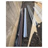 (5) 21 Ft. Pieces of Aluminum Spouting