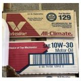 12 Qts. of Valvoline 10W-30 Motor Oil