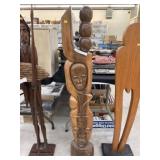 Large Tribal Wood Carving