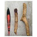 (3) Tribal Wood Carvings