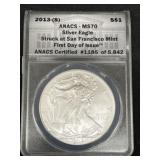 2013 American Eagle Silver Dollar