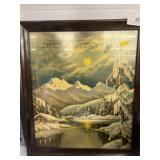 Framed Print w/ Calendar Head