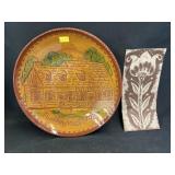 Ned Foltz Redware Plate