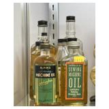 Grouping of Vintage  Oil Bottles