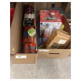 (2) Boxes of Cleaning Supplies and Cloths