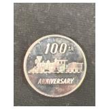 Georgia Souvenir Sterling Silver Coin
