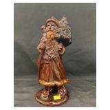 Foltz Redware Santa