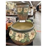 Unmarked Roseville Jardiniere/ Stand