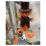 Grouping of Vintage Halloween Decor