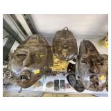 (3) INdonesian Marble Masks