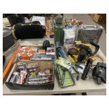 Batteries, Bench Vise, Flashlights
