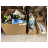 (3) Boxes of Cleaning Supplies