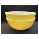 (2) Pyrex Mixing Bowls