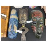 (3) Tribal Wood Carvings