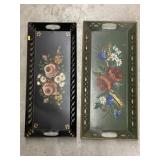 (2) Toleware Trays