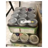 (2) Boxes of New Ball Pint Canning Jars