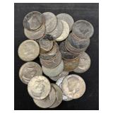 (24) Post-64 Half Dollars