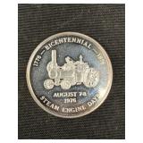Steam Engine Silver Coin