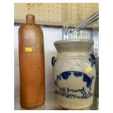 Eldreth Storage Crock w/ Stoneware Bottle