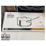New All-Clad 3 Quart Sauce Pan with Lid