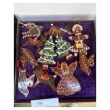 Assortment of Redware Ornaments