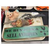 Toy Guns, Dolls, Contemporary Sign