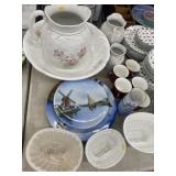 Pitcher and Bowl, Tureen, Serving Dishes