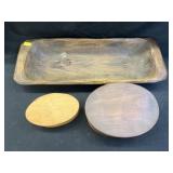 (2) Contemporary Band Boxes w/ Trencher
