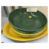 Fiestaware Bowls w/ Platters