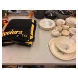 Dinnerware, Shelf Brackets, Blanket