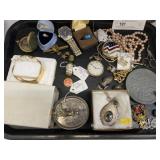 Costume Jewelry w/ Assorted Watches