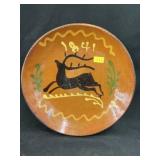 Greg Shooner Redware Plate