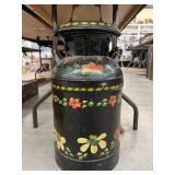 Paint Decorated Milk Can