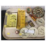 Chocolate Tin, Rain Gauge, Coasters