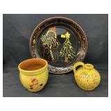(3) Pcs. of Breininger & Robesonia Redware Pottery