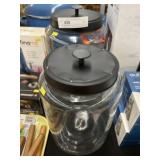 (2) Glass Canisters
