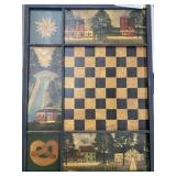 Contemporary Folk Art Game Board