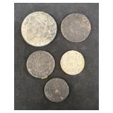 Grouping of Reproduction Colonial Coins