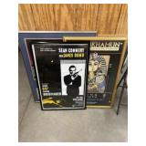(3) Framed Posters