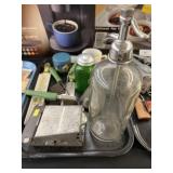 Seltzer Bottle with Antique Kitchen Wares