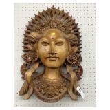 Indonesian Carved Wood Balinese Dancer