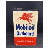 Mobil Outboard Oil Can