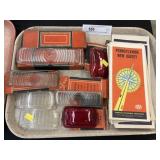 New Old Stock Automotive Lenses with Road Maps