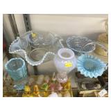 (5) Pieces of Unsigned Art Glass