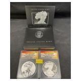 Silver Eagle 2-Coin Set