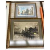 (4) Framed Prints