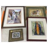 (4) Framed Prints
