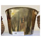 19th Century Brass Pail